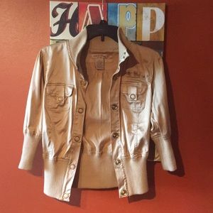 Golden light jacket